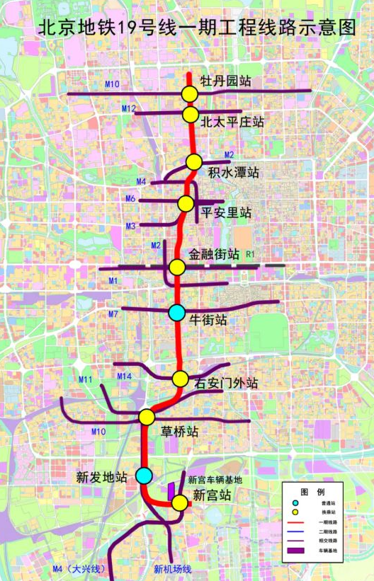 北京地铁19号线一期年底通车…南延到大兴有戏吗？