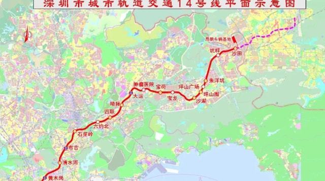 深圳再添一条市区地铁“主干线”，全长50.34KM，2022年即可通车
