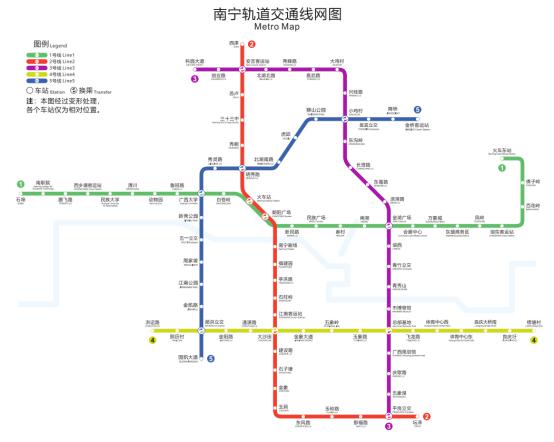 南宁地铁5号线即将开通，采用全自动运行，附南宁地铁5号线路图