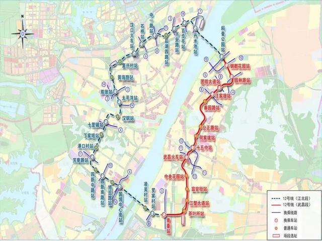 武汉首条地铁环线12号线最新进展！