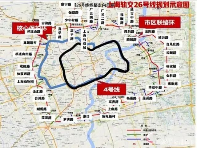 上海地铁26号线要来了！设56站，系全国最长地铁环线