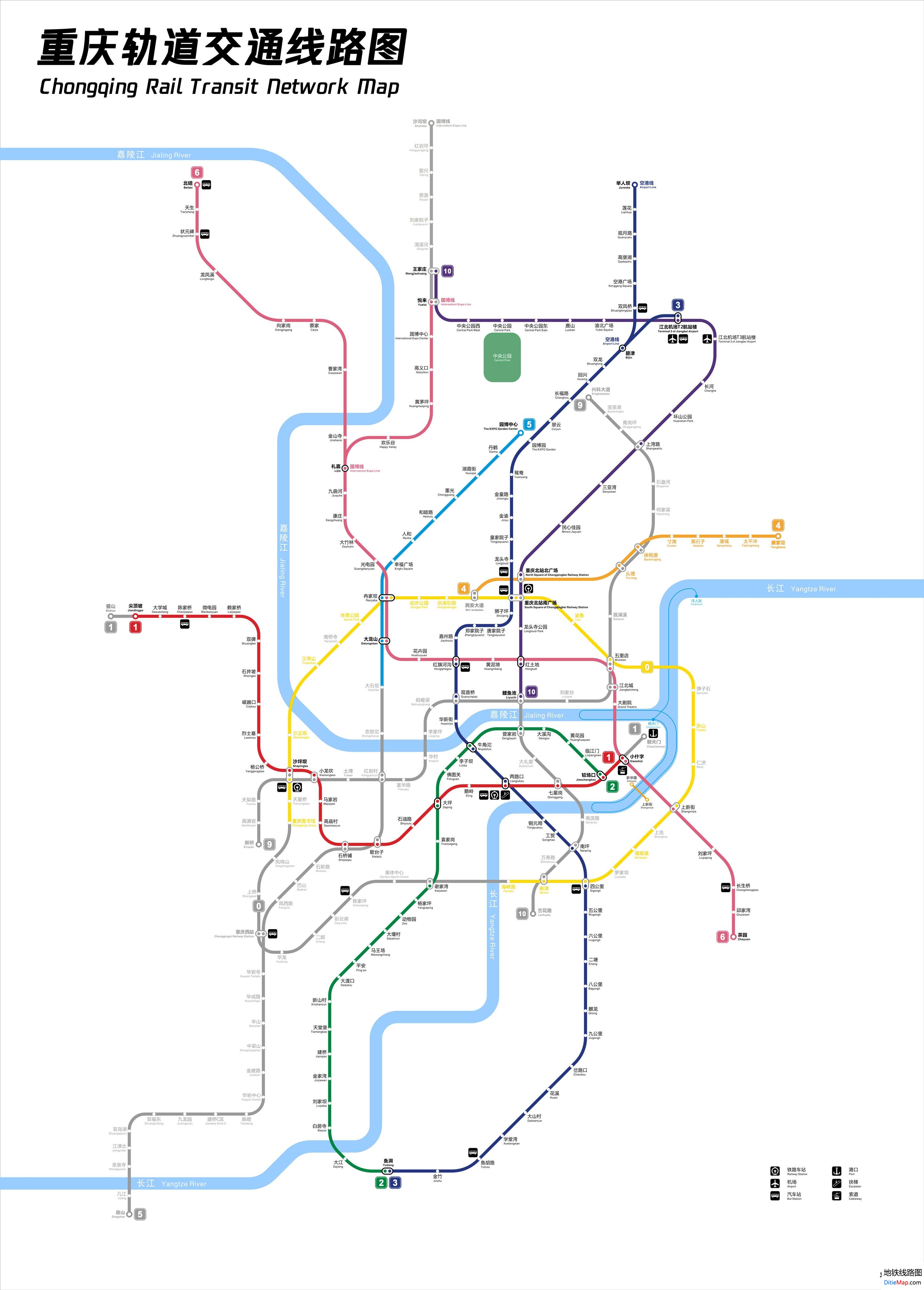 轻轨站地图重庆图片