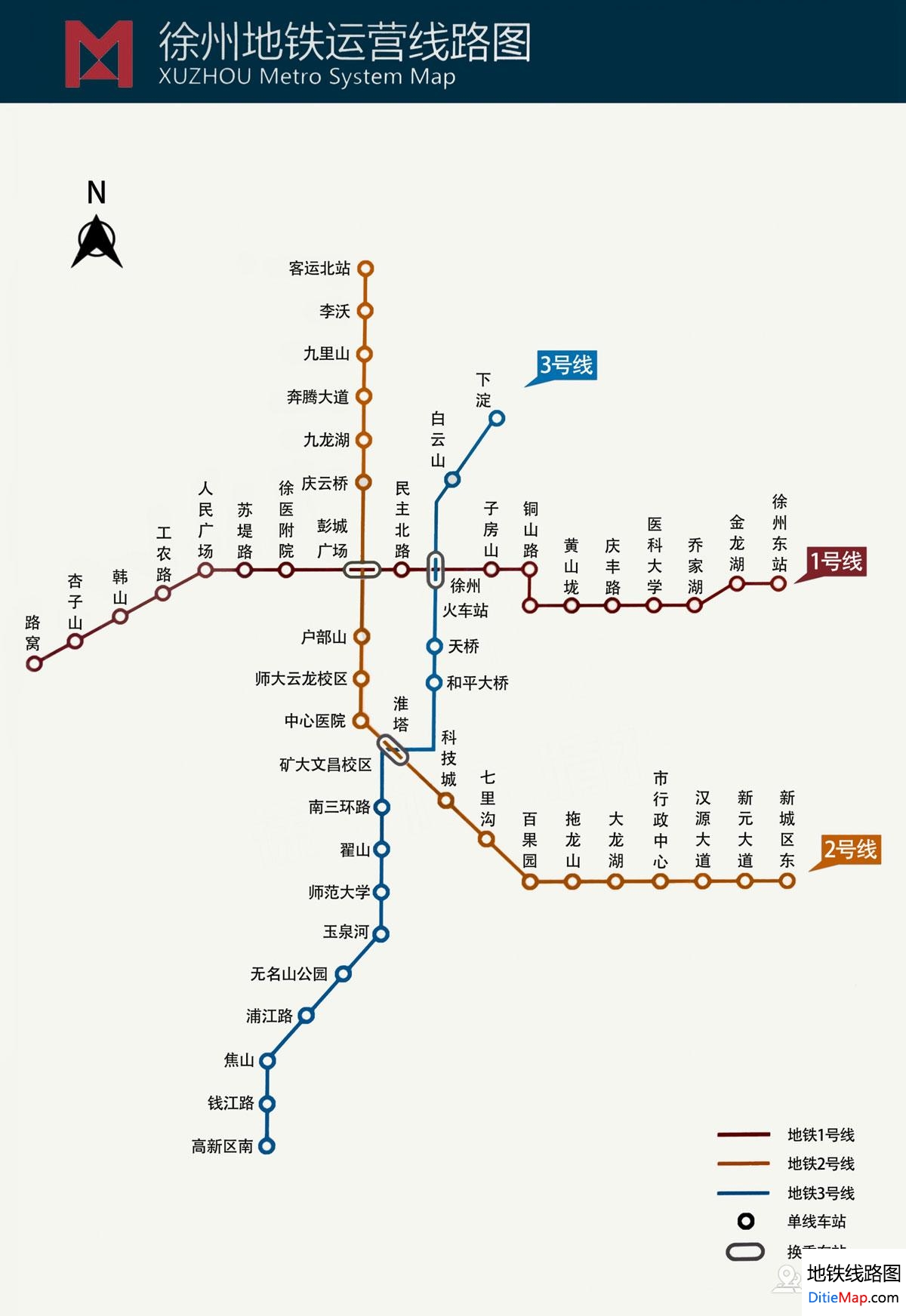 徐州地铁一号线线路图图片